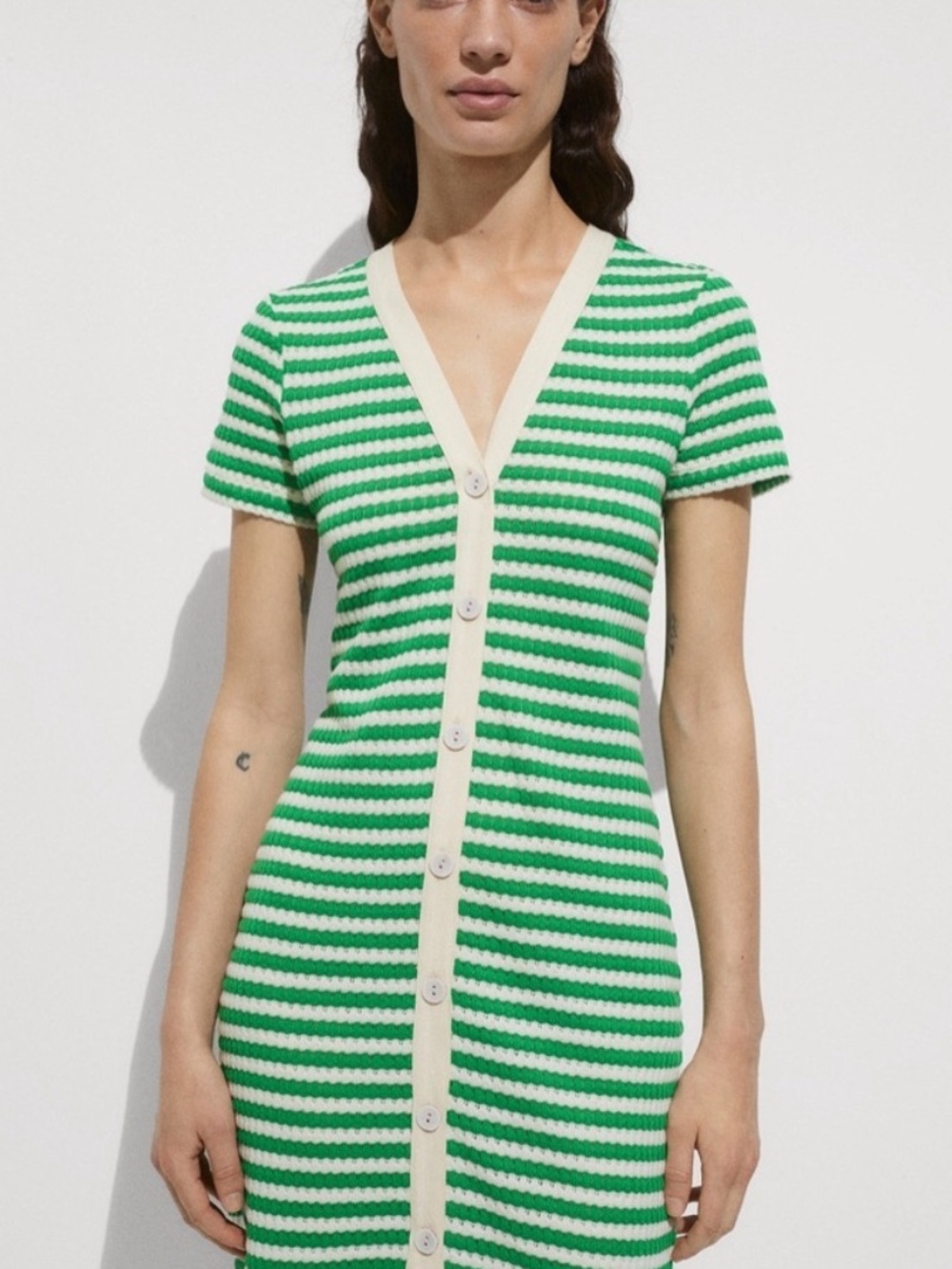 Mango Crochet Midi Dress